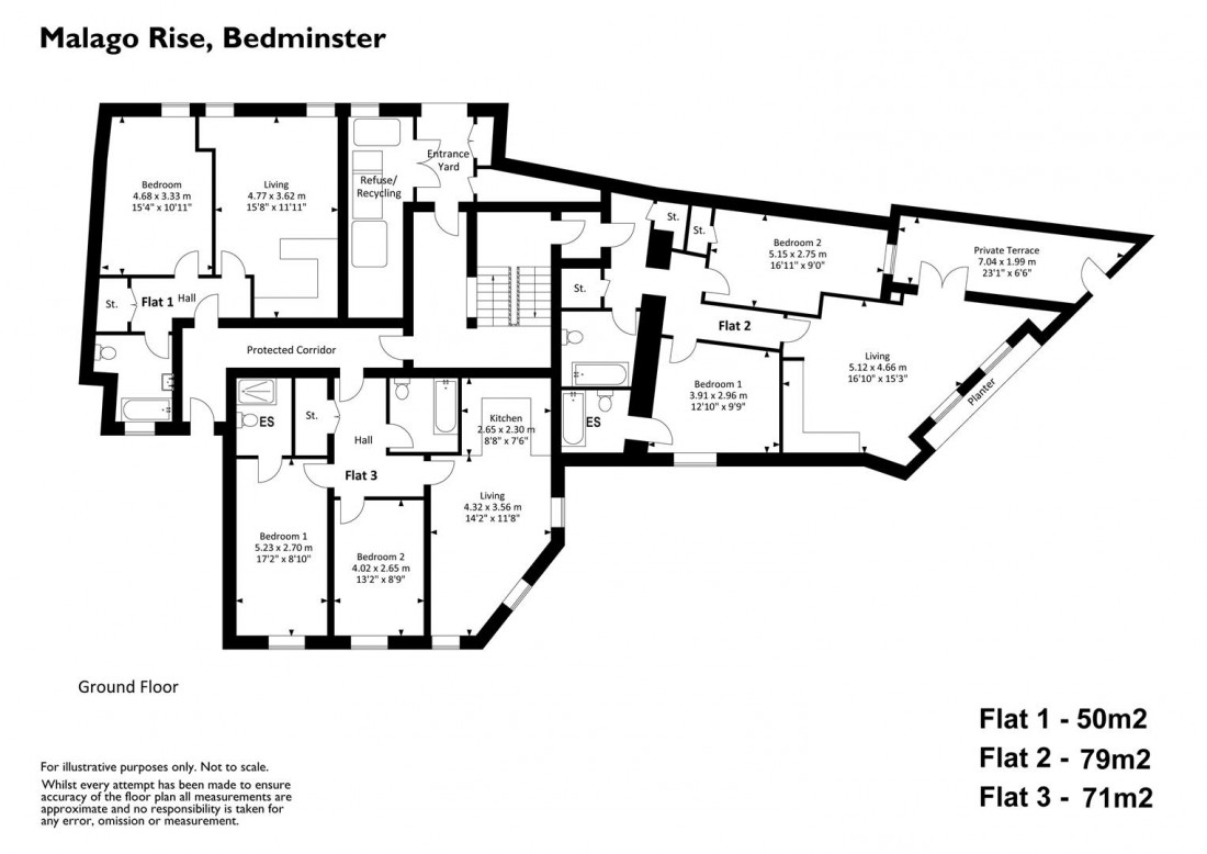 Floorplan for Malago Rise, Bedminster