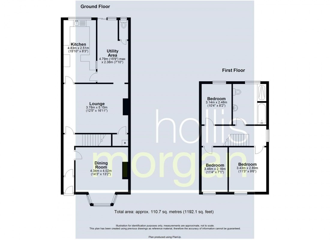 Floorplan for PERIOD HOUSE | UPDATING | UPHILL BS23