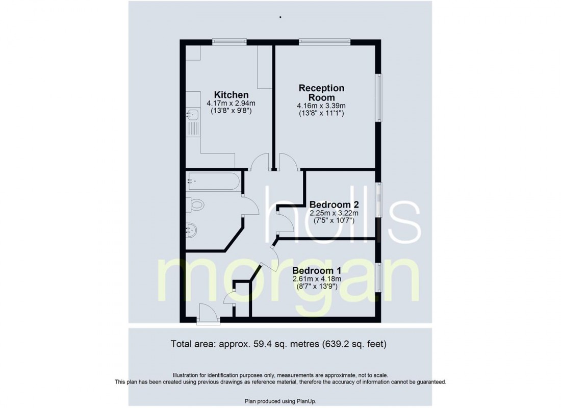 Floorplan for 2 BED FLAT | SHEPTON MALLET