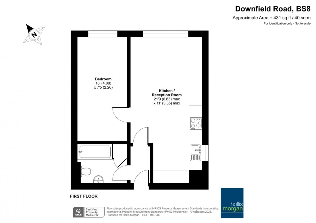 Floorplan for Downfield Road, Clifton