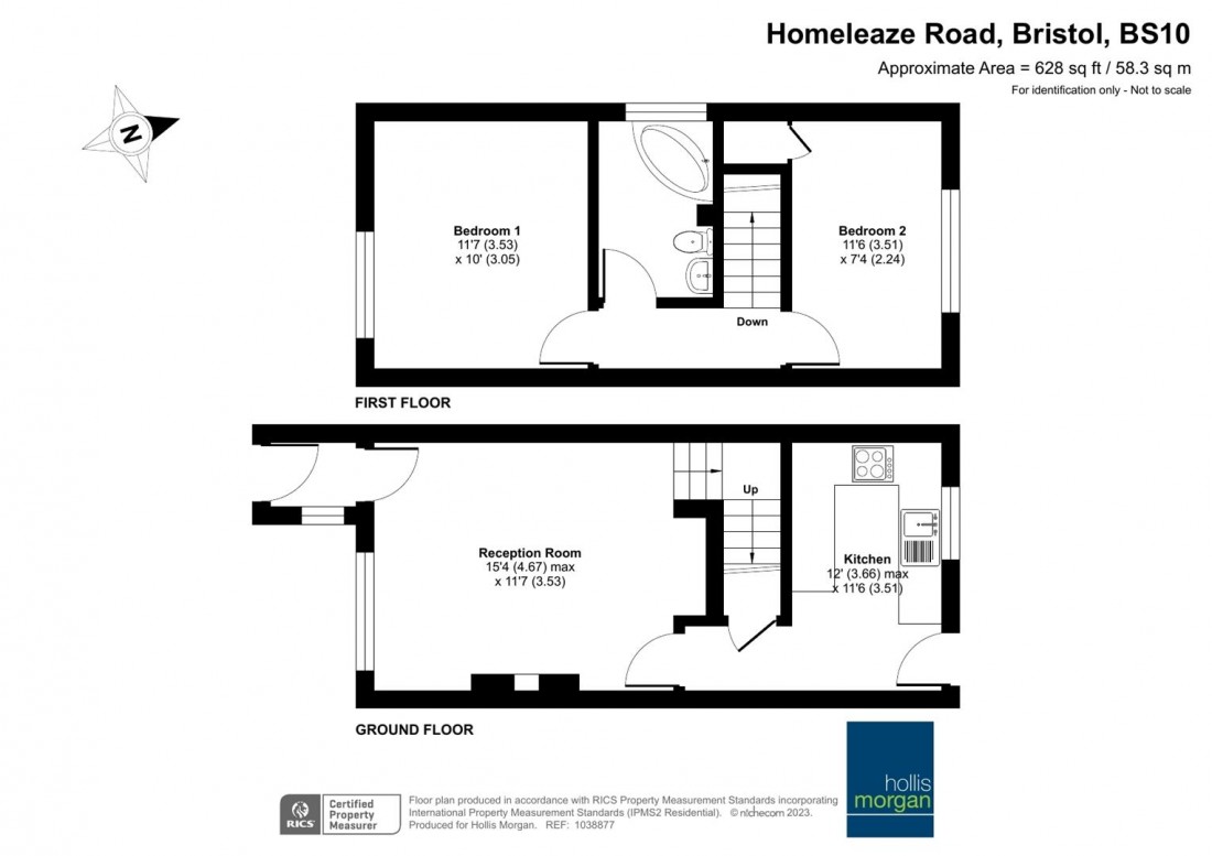 Floorplan for Homeleaze Road, Brentry