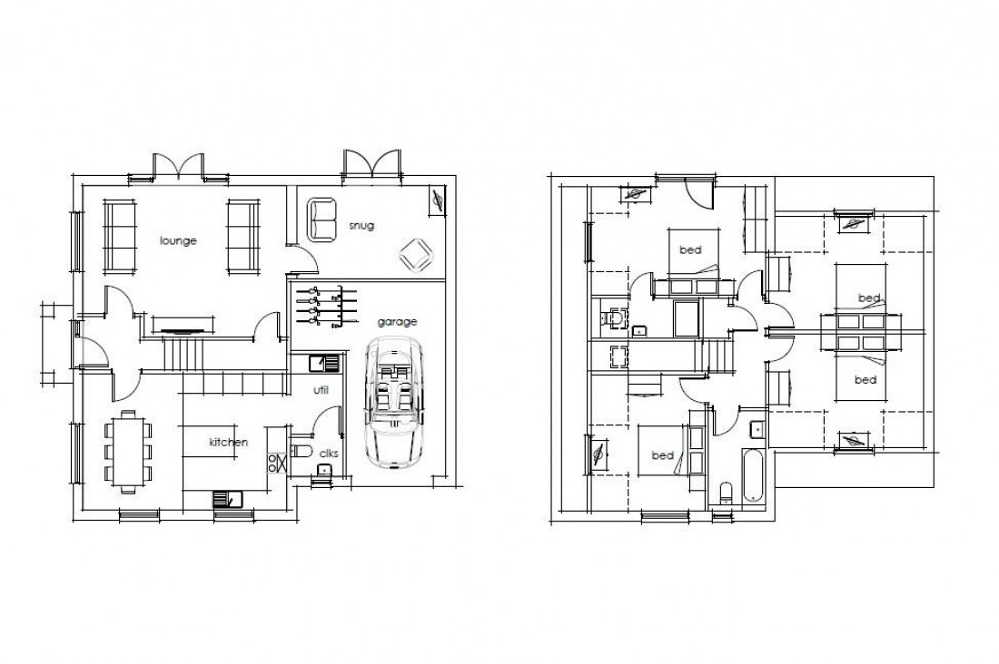 Floorplan for SITE | PLANNING | 8 X HOUSES | LANGFORD