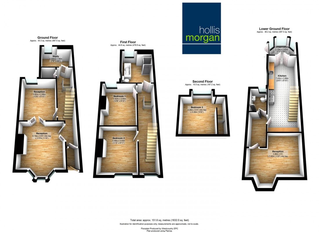 Floorplan for Foxcote Road, Bristol