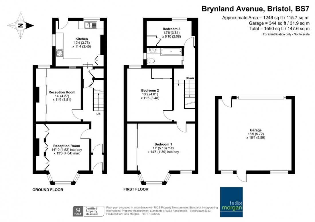 Floorplan for Brynland Avenue, Bishopston