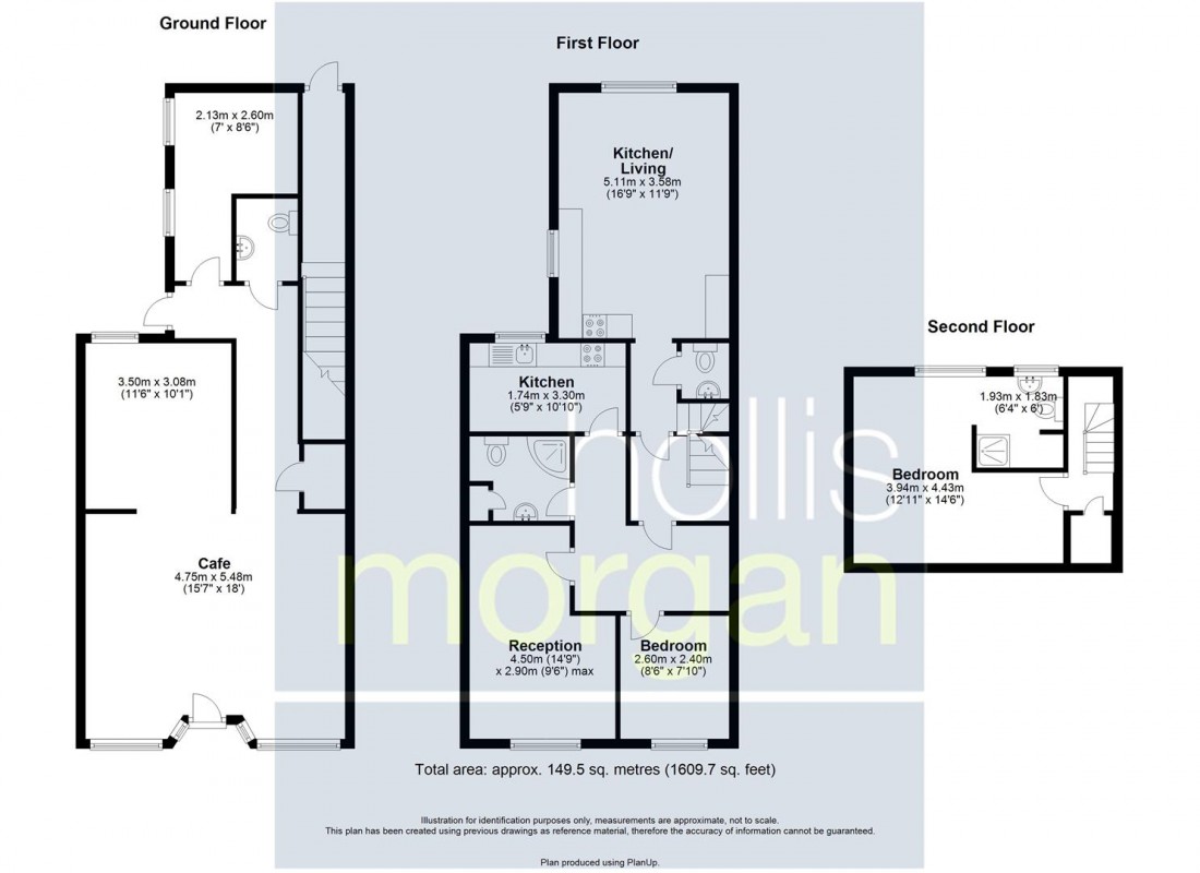 Floorplan for 2 X FLATS | CAFE | WICK