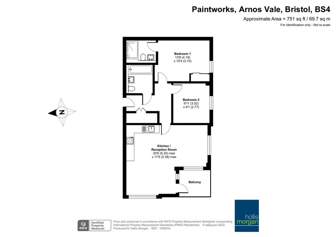 Floorplan for Paintworks, Bristol