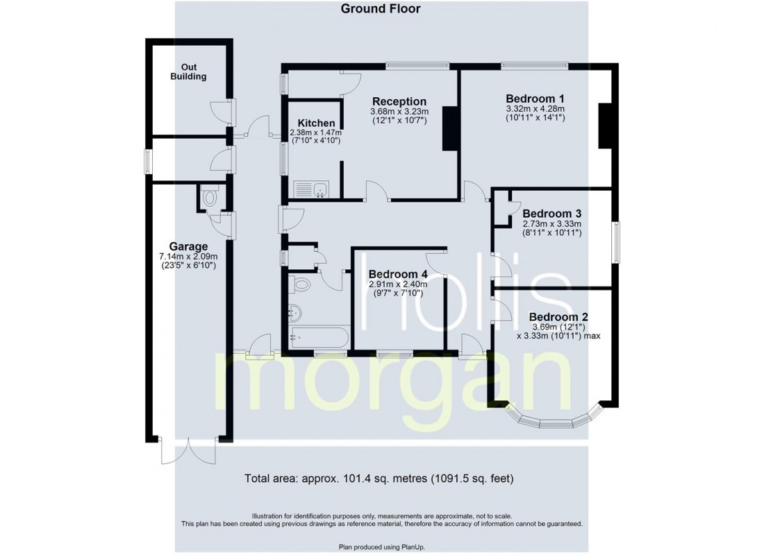 Floorplan for DETACHED BUNGALOW | FROME