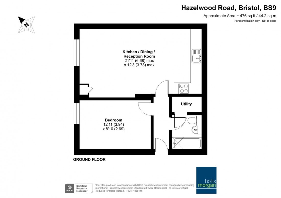 Floorplan for Hazelwood Road, Sneyd Park