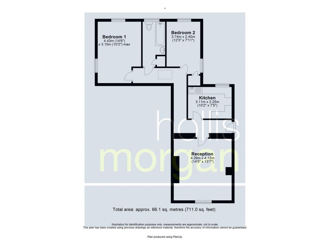 Floorplan for FLAT | RENOVATED | BA6