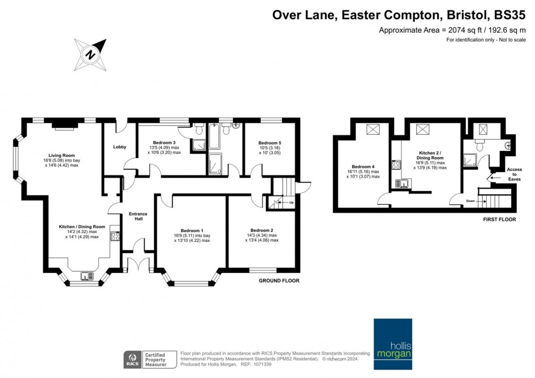 Floorplan for Over Lane, Almondsbury