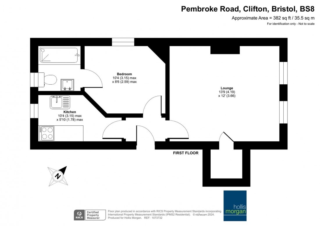 Floorplan for Pembroke Road, Clifton