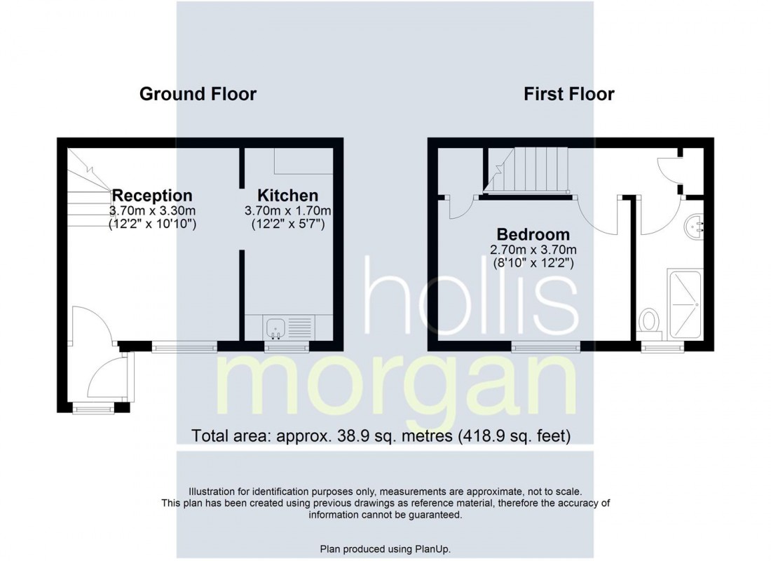 Floorplan for 1 BED HOUSE| 2 x PARKING | WINCANTON