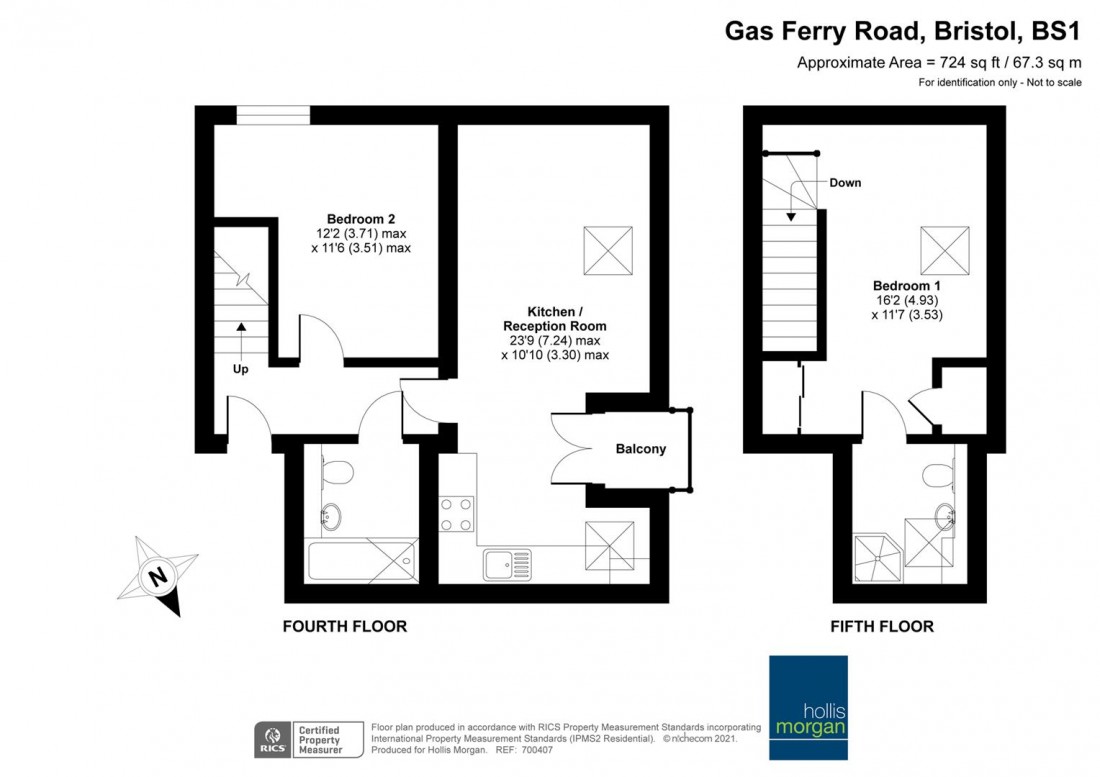 Floorplan for Gas Ferry Road, Harbourside