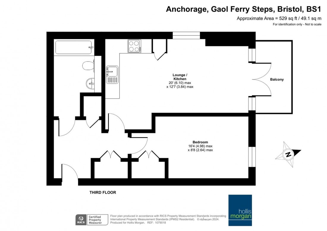 Floorplan for Anchorage, Wapping Wharf