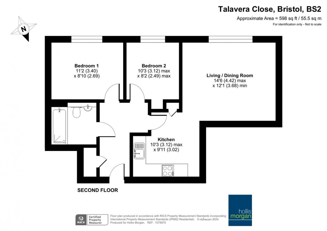 Floorplan for Talavera Close, Old Market