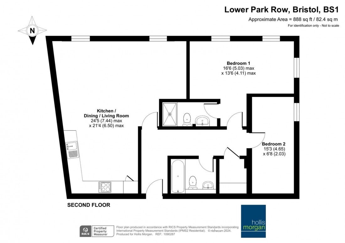 Floorplan for Lower Park Row, Bristol