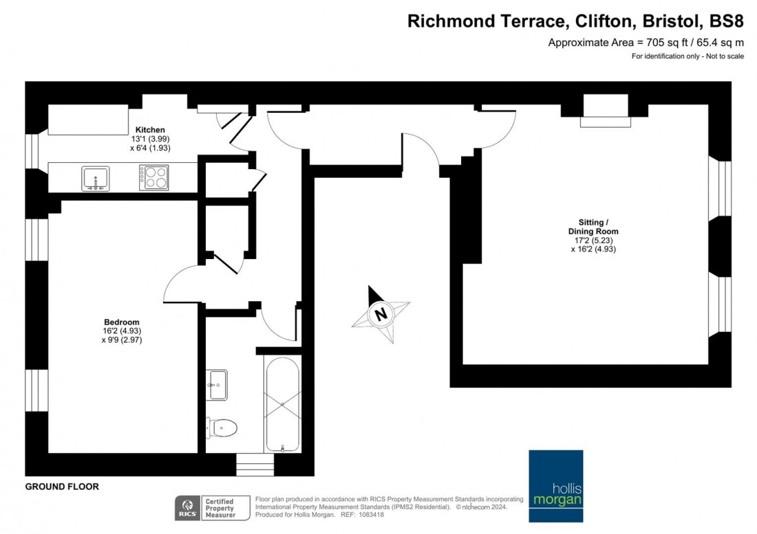 Floorplan for Richmond Terrace, Clifton