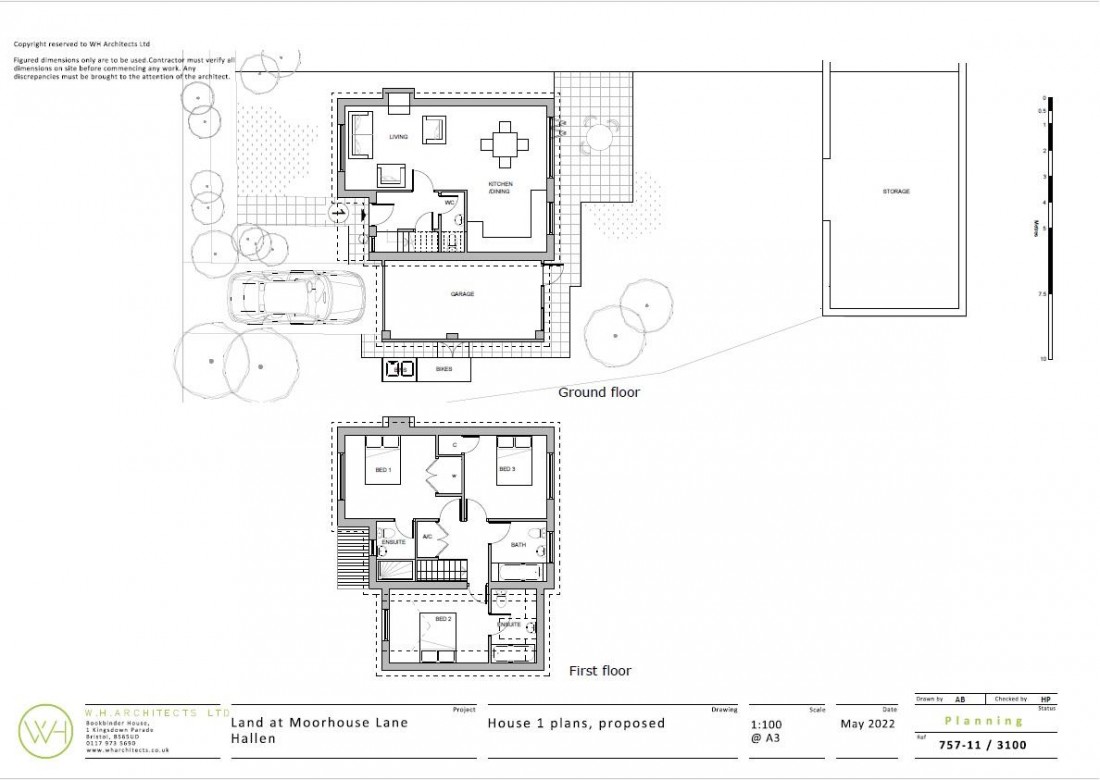 Floorplan for SITE | PLANNING | 4 X HOUSES | BS10