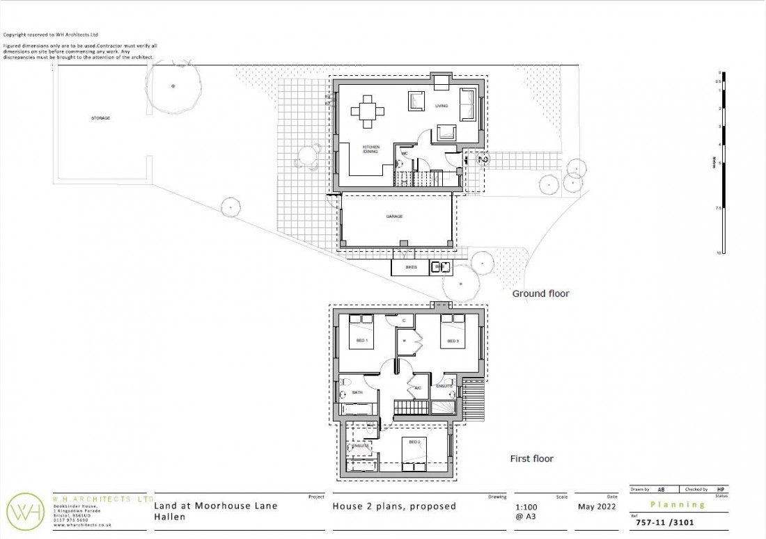 Floorplan for SITE | PLANNING | 4 X HOUSES | BS10