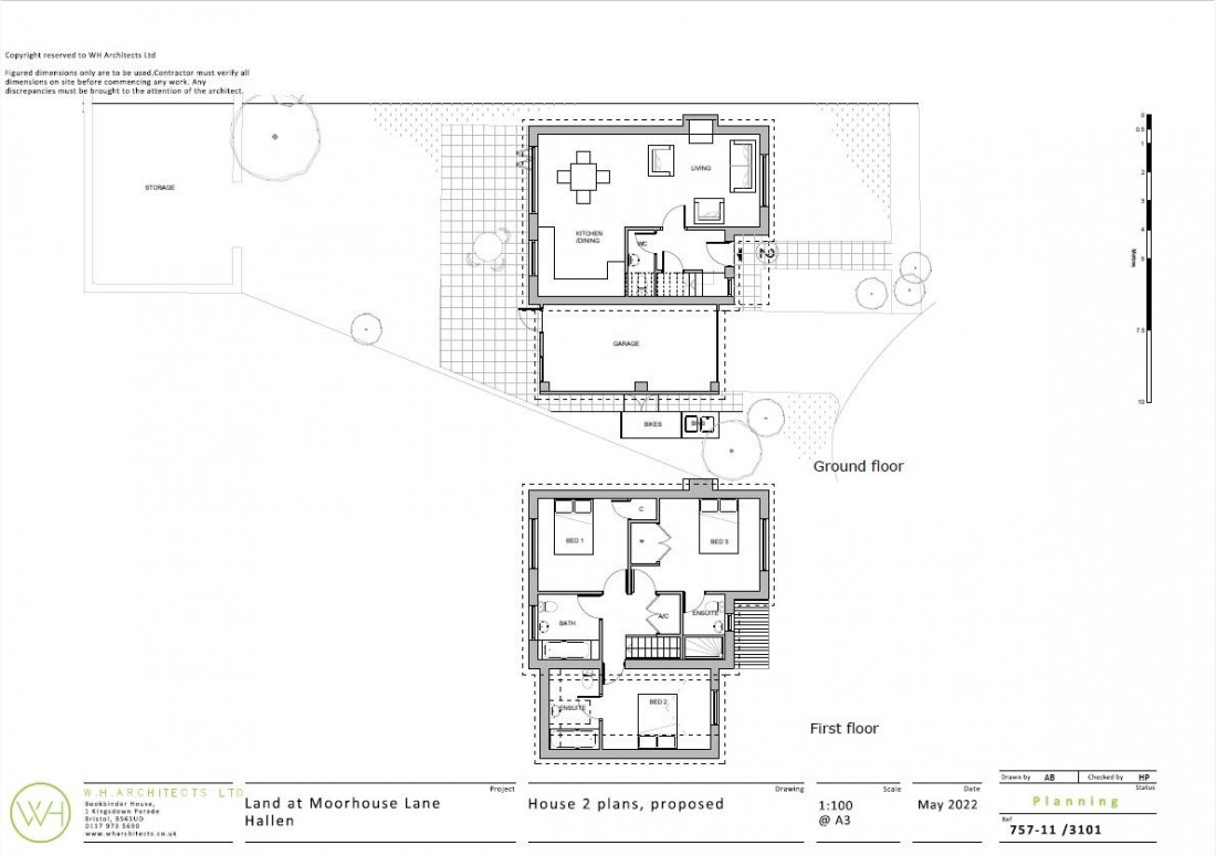 Floorplan for SITE | PLANNING | 4 X HOUSES | BS10
