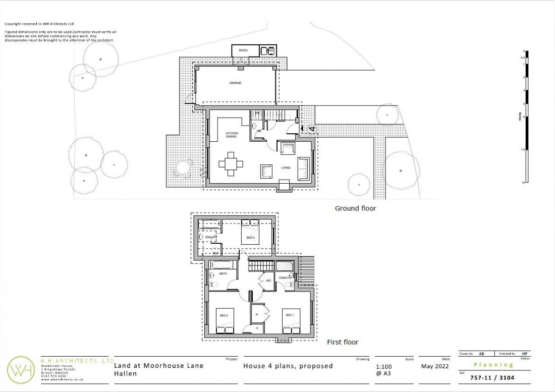 Floorplan for SITE | PLANNING | 4 X HOUSES | BS10