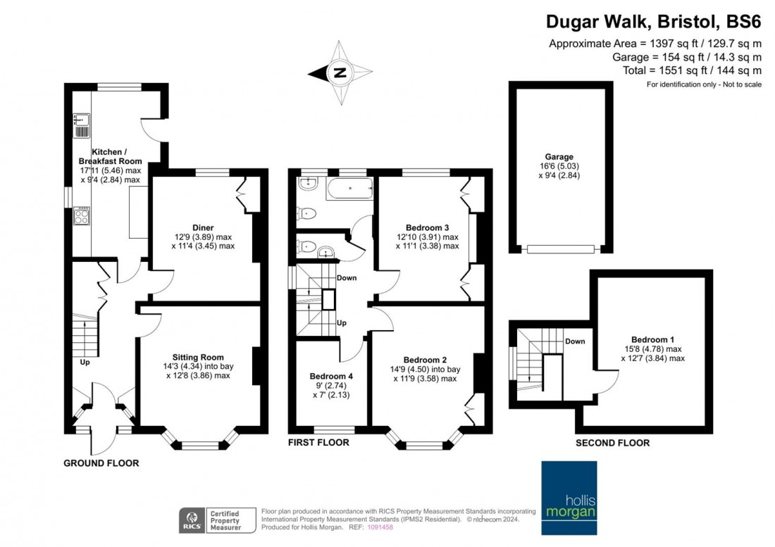 Floorplan for Dugar Walk, Redland