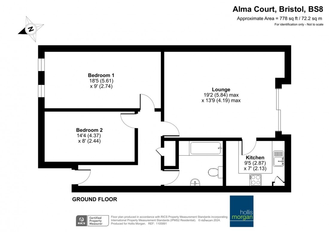 Floorplan for Alma Court, Clifton