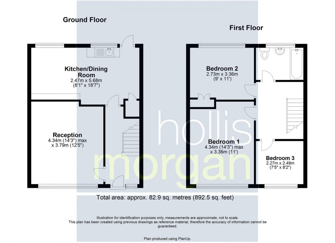 Floorplan for RENOVATED SEMI | REDUCED PRICE