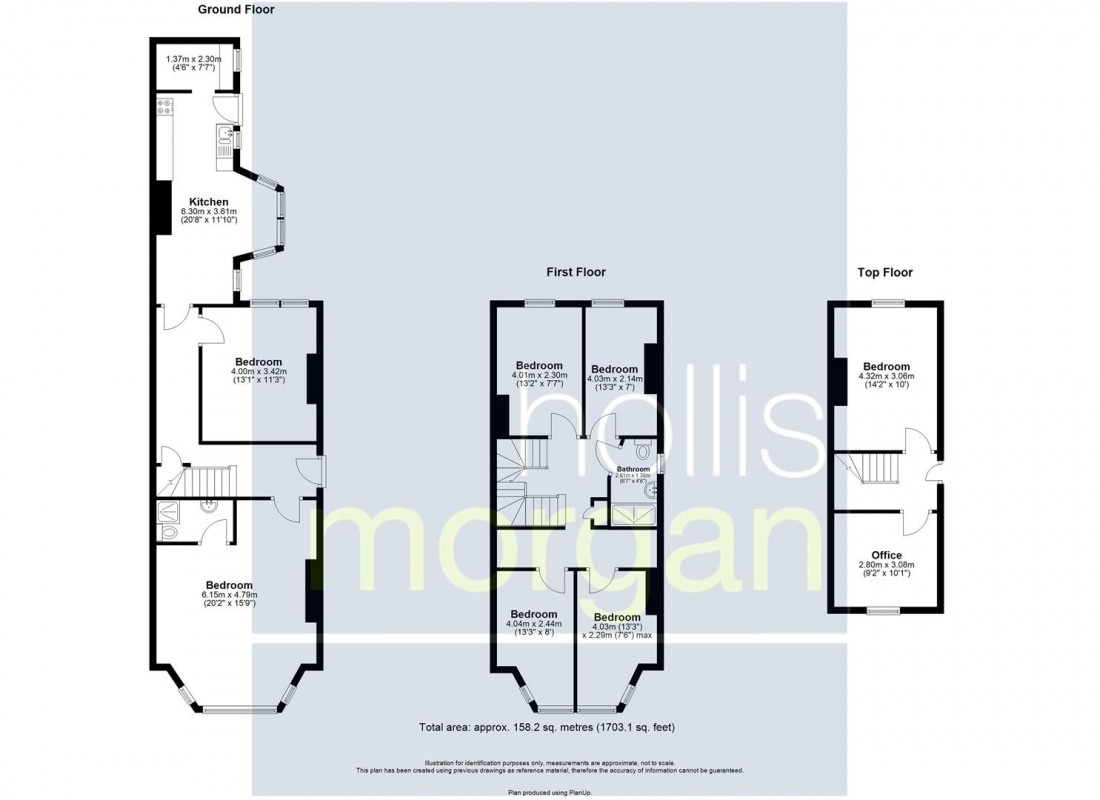 Floorplan for 6 BED HMO | 2 X OSP | FAMILY HOME | BA1