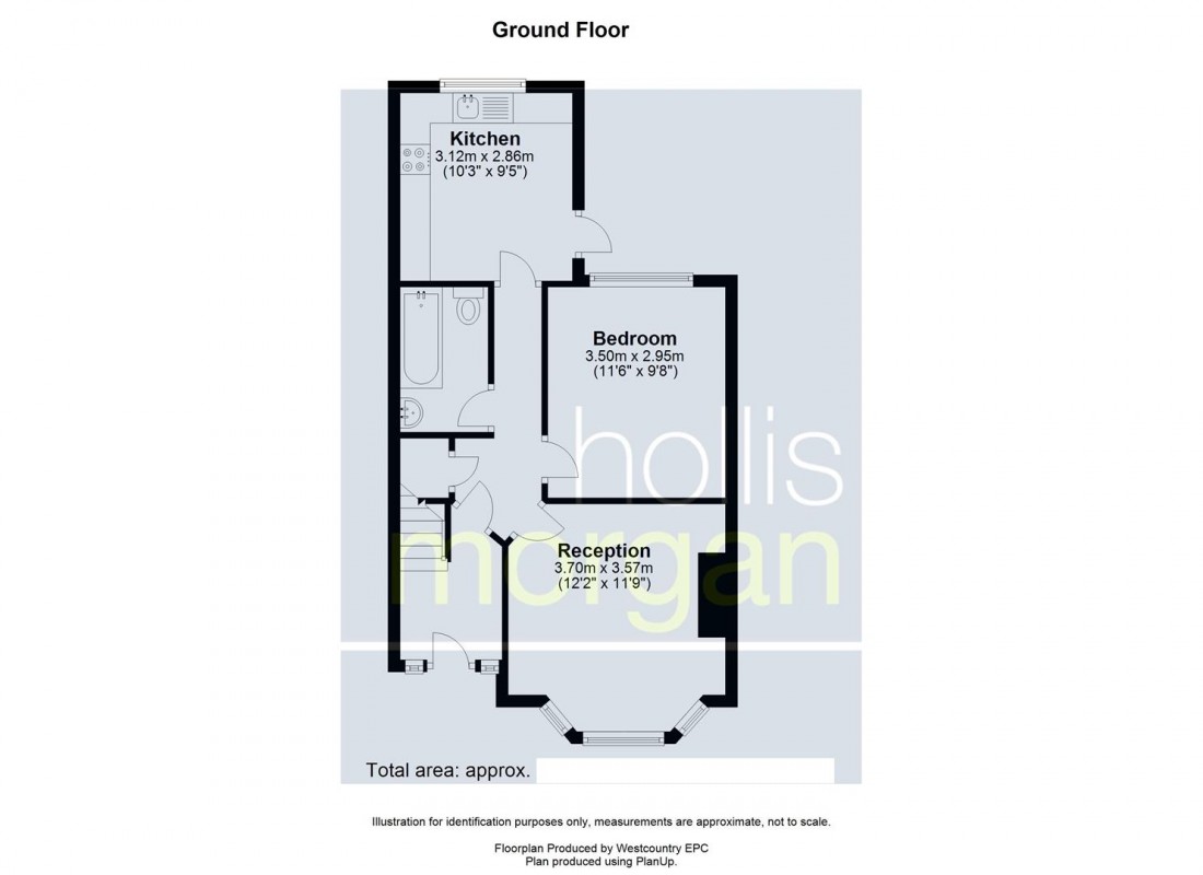 Floorplan for GARDEN FLAT | HORFIELD