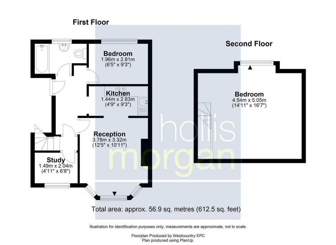Floorplan for UPPER MAISONETTE | HORFIELD