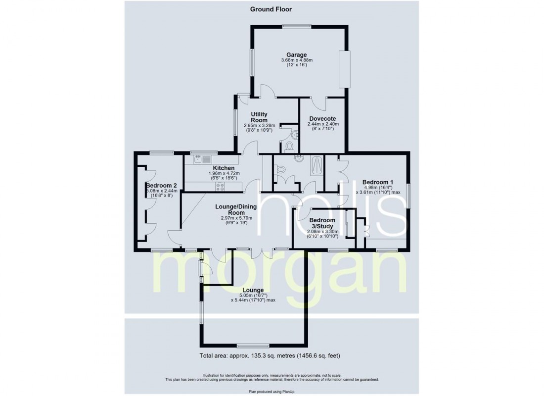 Floorplan for VILLAGE LOCATION | UPDATING | DOVECOTE