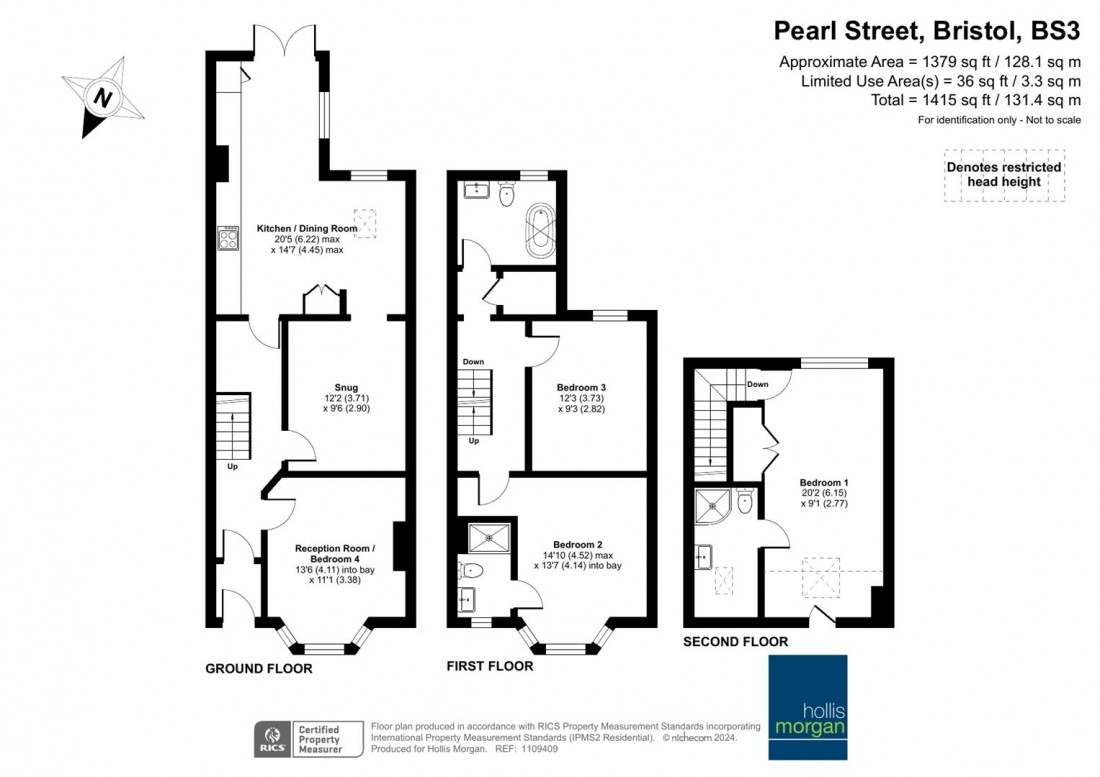Floorplan for Pearl Street, Bedminster