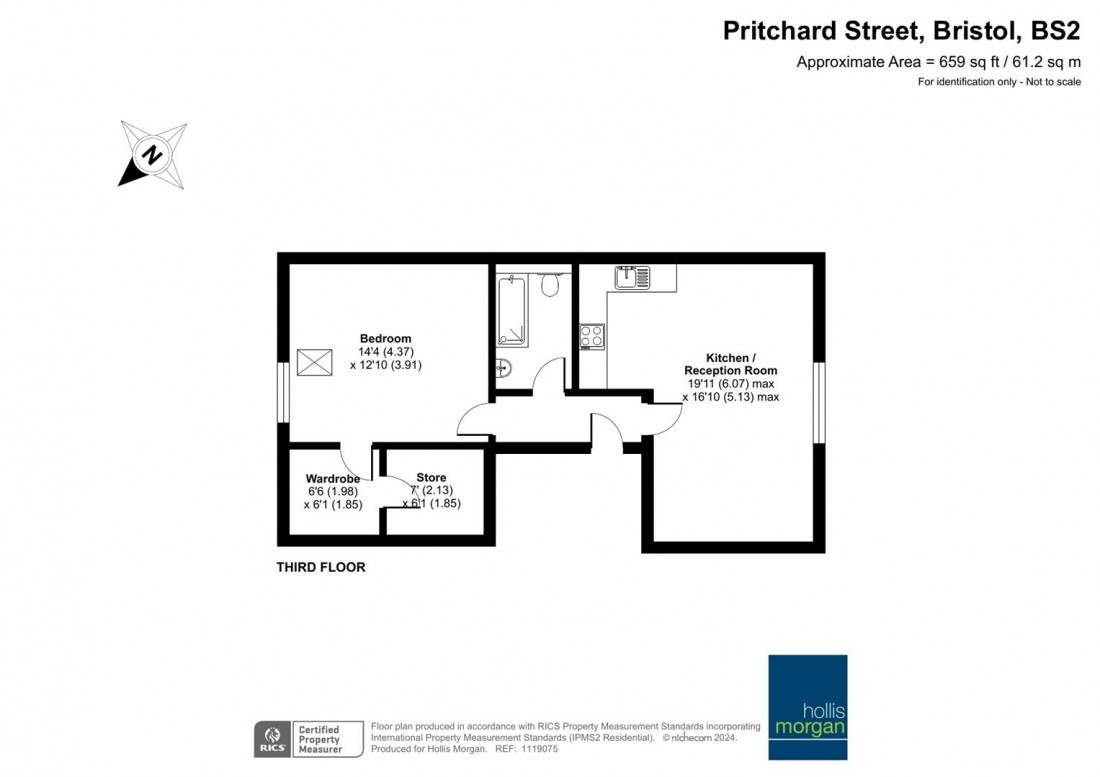Floorplan for Pritchard Street, Bristol