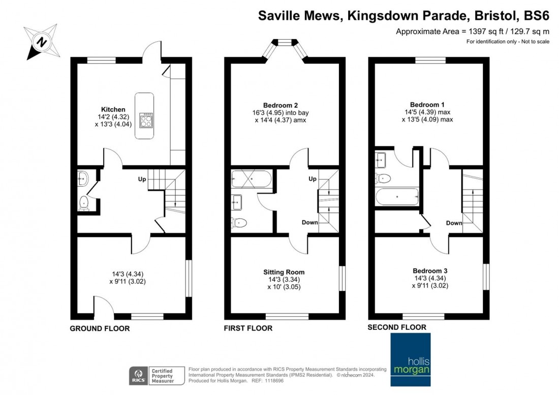 Floorplan for Kingsdown Parade, Kingsdown