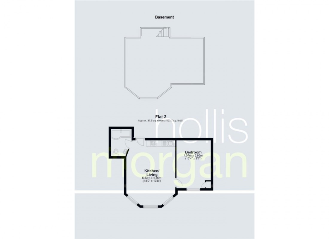 Floorplan for GARDEN FLAT + BASEMENT | ST ANDREWS