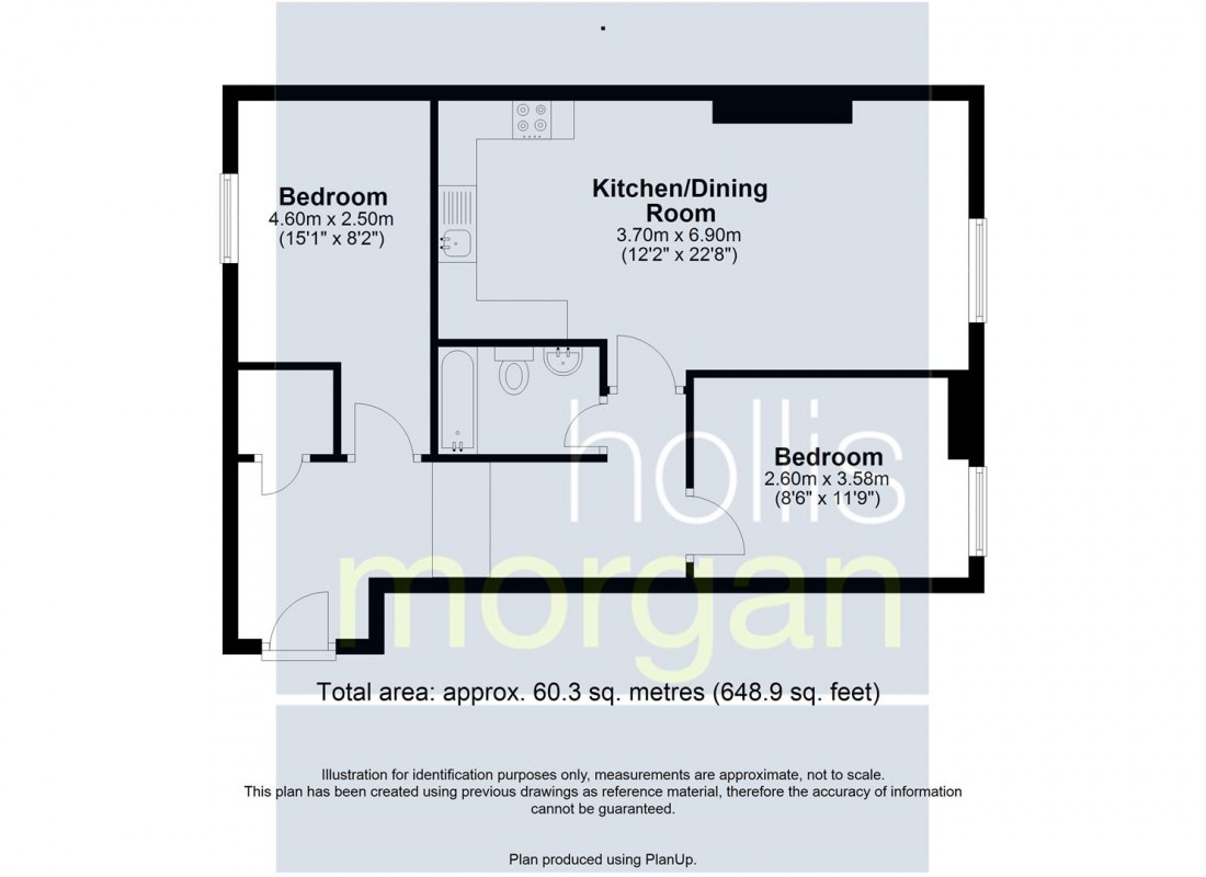 Floorplan for VACANT FLAT | MIDSOMER NORTON