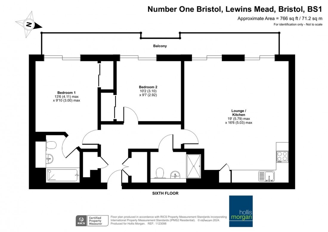 Floorplan for Lewins Mead, City Centre