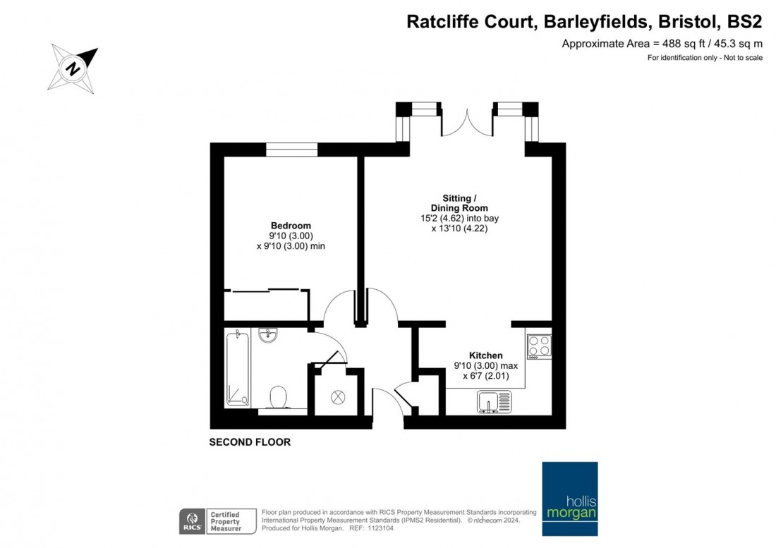 Floorplan for Barleyfields, Old Market