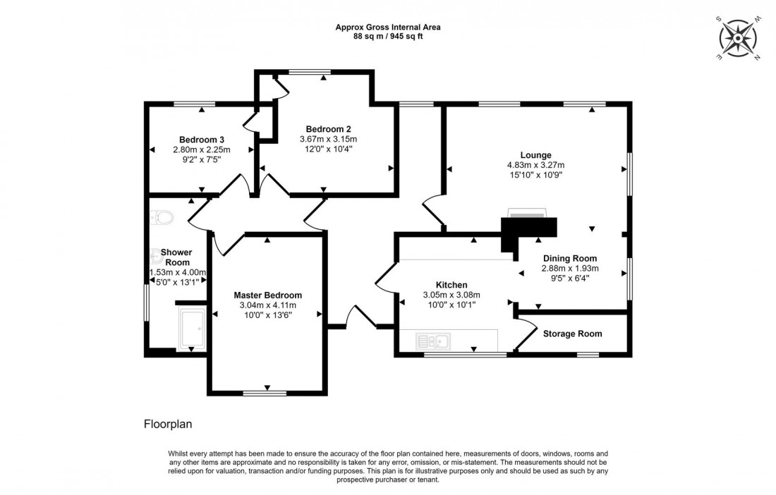 Floorplan for DETACHED | CASH BUYERS | LICHFIELD