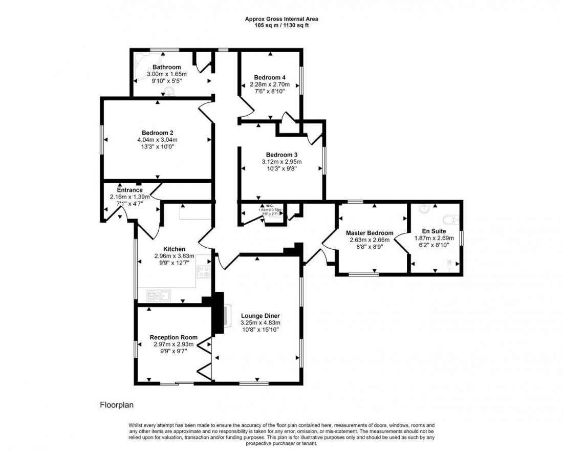 Floorplan for DETACHED | CASH BUYERS | LICHFIELD