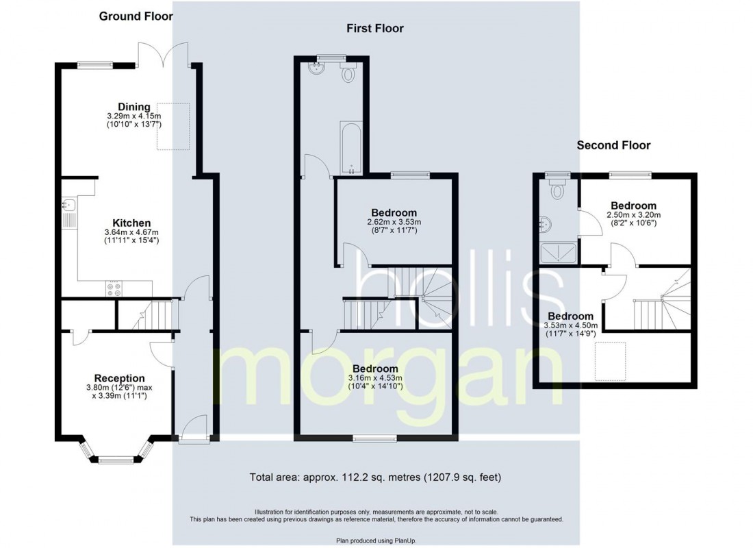 Floorplan for Mivart Street, Bristol