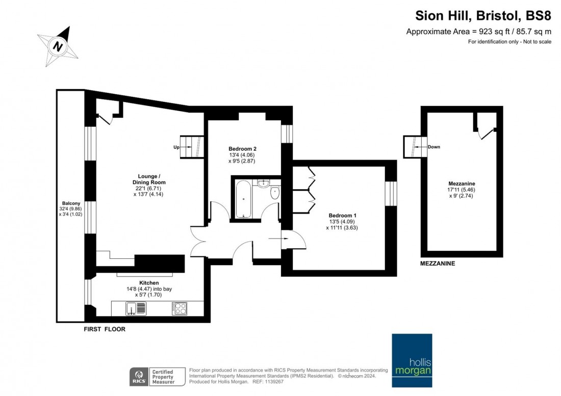 Floorplan for Sion Hill, Clifton