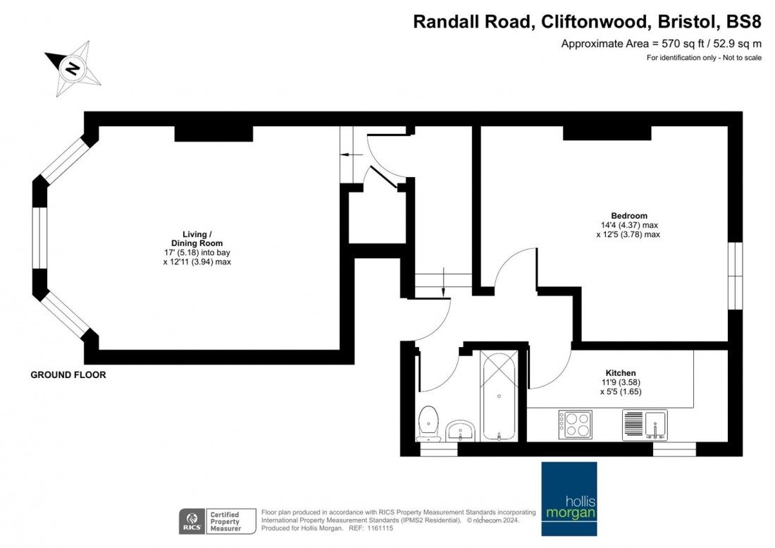 Floorplan for Randall Road, Cliftonwood