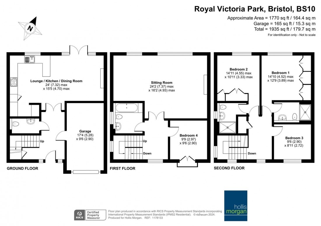 Floorplan for Royal Victoria Park, Bristol