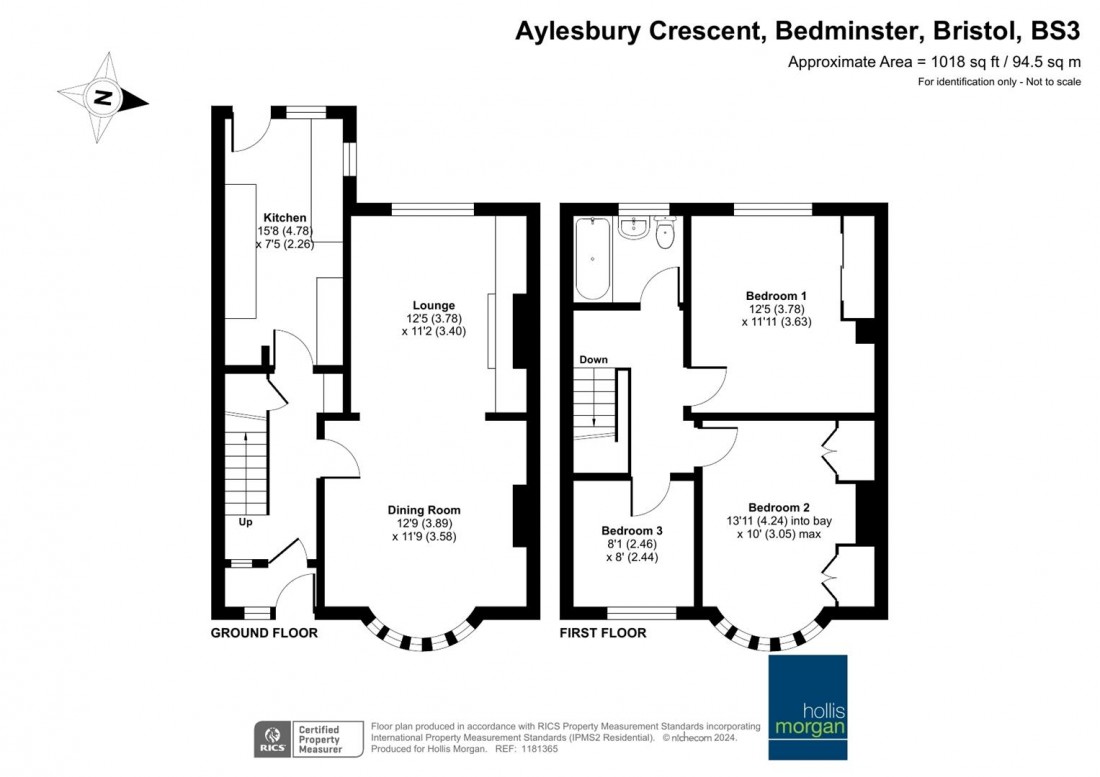 Floorplan for Aylesbury Crescent, Bedminster