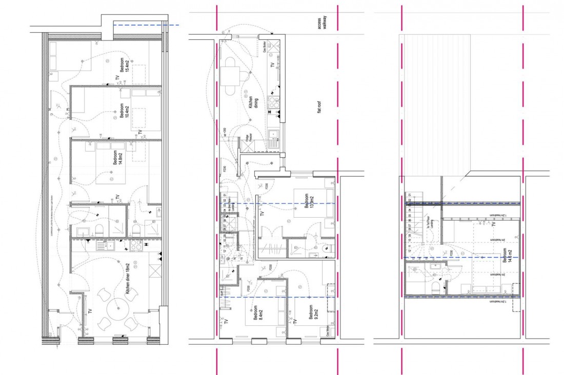 Floorplan for 2 X FLATS | £57K PA