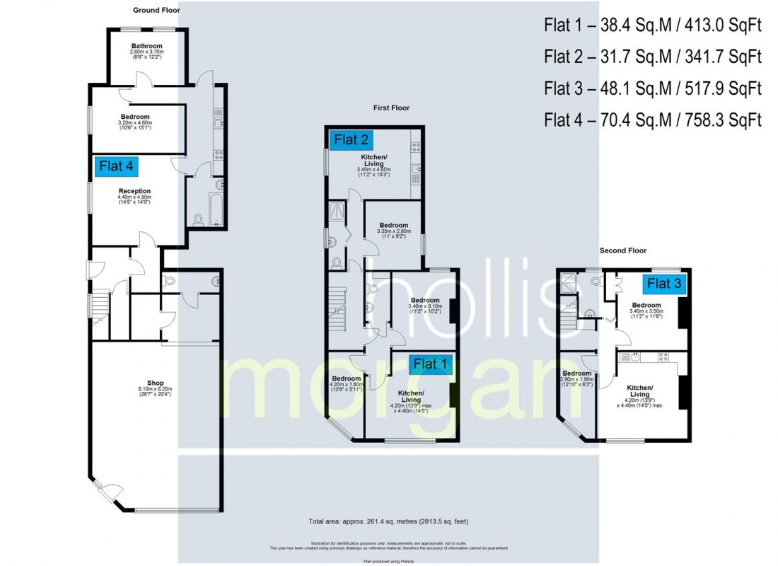 Floorplan for MIXED USE BLOCK | £58,500 | SOUTHVILLE