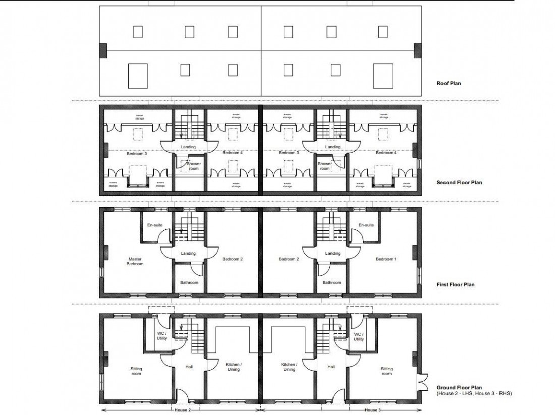 Floorplan for PLANNING | 5 HOUSES | BROCKWEIR