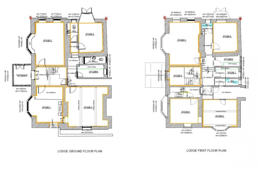 Floorplan for DERELICT FORMER CARE HOME | TIVERTON